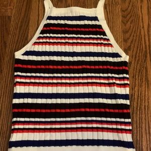 H&M striped ribbed tank